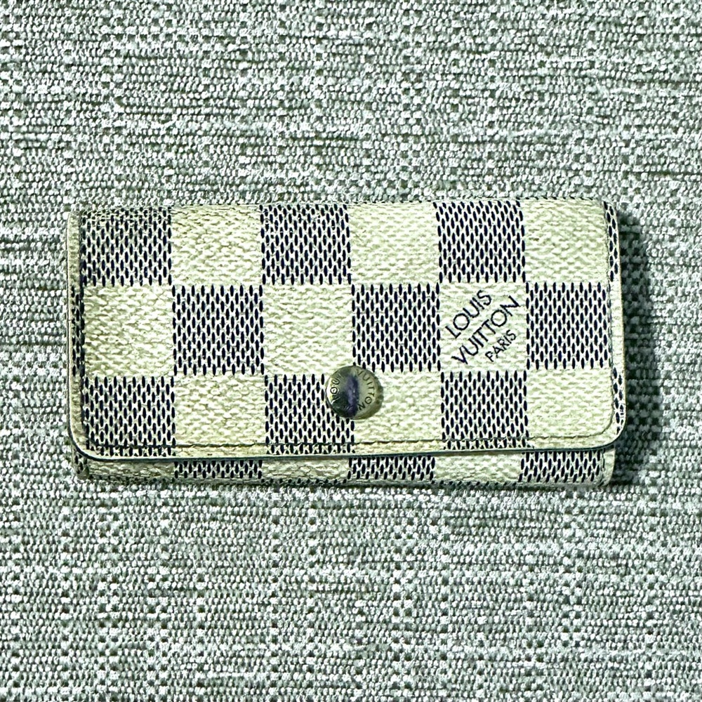 Louis Vuitton Damier Azur 4-Ring Key Case